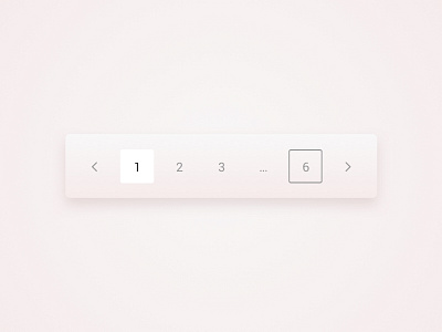 Pagination flat minimal numbers page pages pagination ui