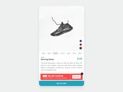 Daily UI 016 app coupon dailyui design popup ui