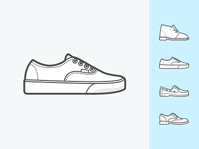 Men's Shoe Icons