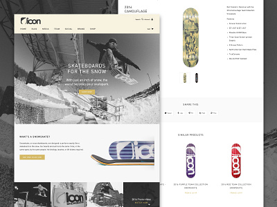 Icon Snowskates 2016 Site