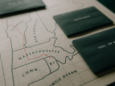Gift Card Map to VT chipboard christmas futura gift cards grid holiday map new england