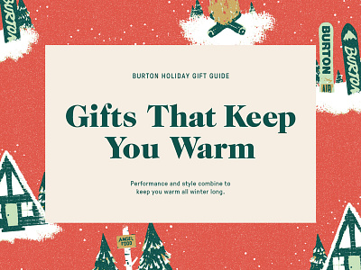 Burton Gift Guide Assets caslon christmas holiday pressura type typography wrapping paper