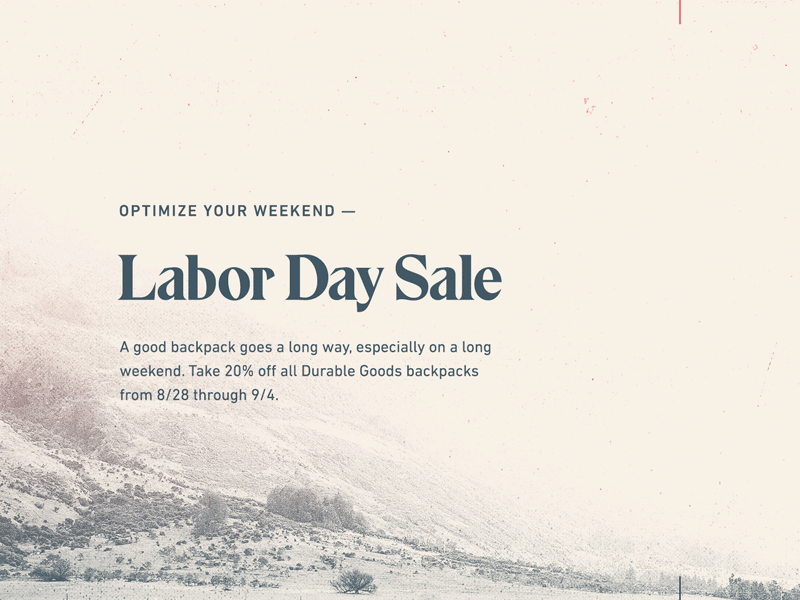 Burton Labor Day Sale
