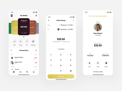 Banking Mobile App app bank branding design finance online banking typography ui ux