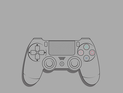 Playstaion 4 controller beautiful benin cotonou design illustration lines nigerian playstaion4 ps4 vector