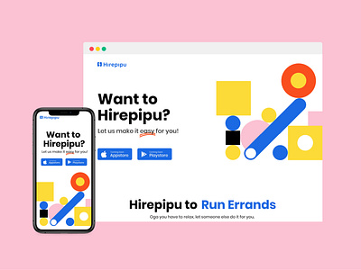 Hirepipu landing page branding design hire landingpage recruitment ui uxui