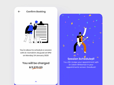 Scheduled appointment blush doctorapp productdesign ui uxdesign uxui