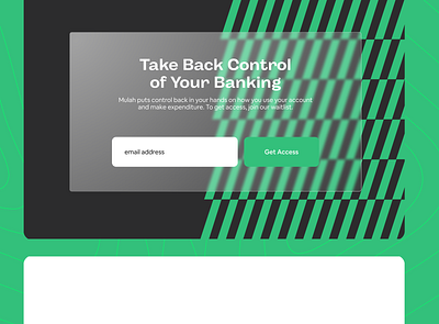 Mulah app wait-list website (sample 1) agency banking agencybanking bankingapp product design productdesign uiux
