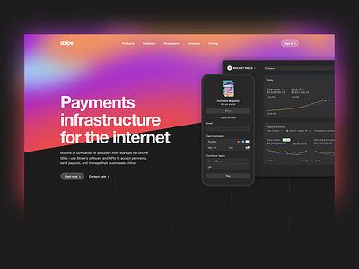 Stripe Dark Mode