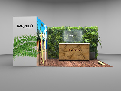 Barcelo stand design alcohol brand exhibition brand branding exhibition exhibition design exhibition stand design stand stand design standing