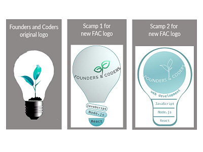 Founders and Coders Logo Scamps branding design logo