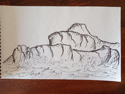 Aegean trip - snapshots in ink drawing ink sketch