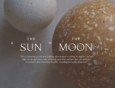 The SUN and the MOON adobe illustrator brand identity branding