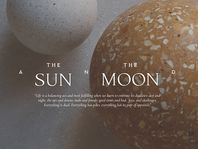 The SUN and the MOON