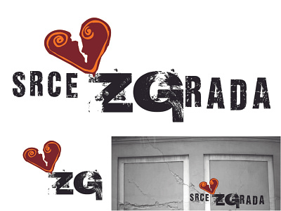 Srce ZGrada branding logo website