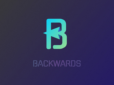 Backwards Logo app branding design icon logo