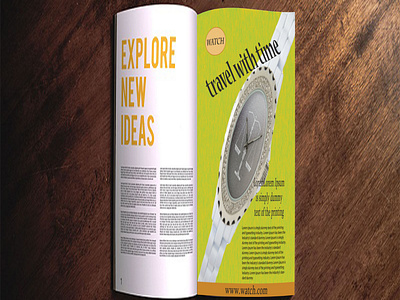 Magazine Ad With Mockup logo