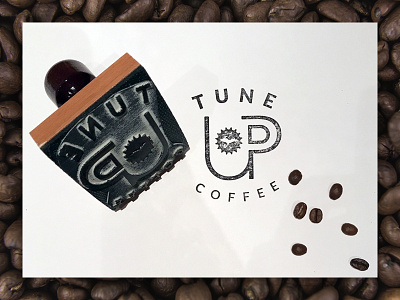 Tune UP Coffee Stamp