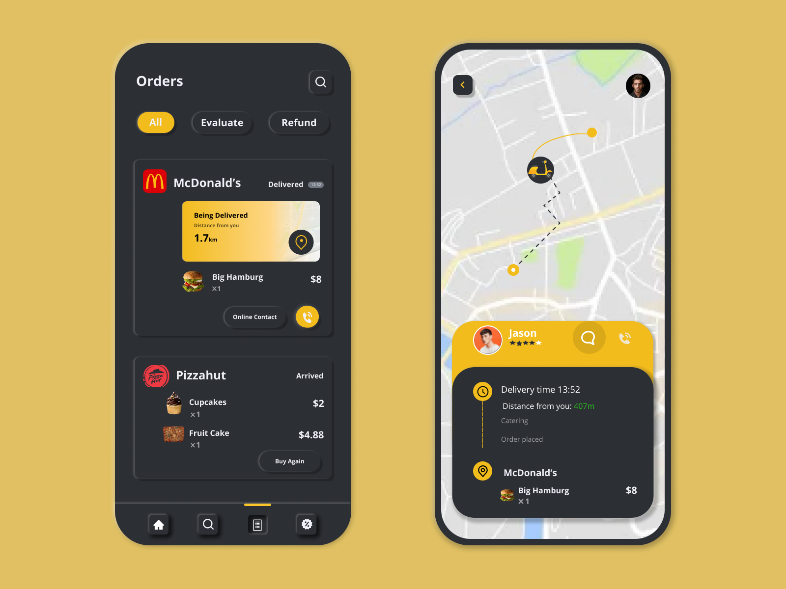 Online Food Delivery - Order And Track Your Orders By Kumar On Dribbble