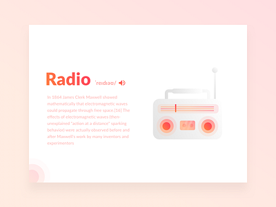 Radio Illustration