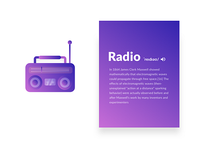 Radio illustration