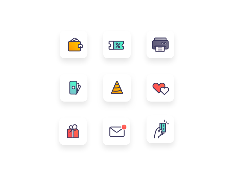 Icons for MakeMyTrip animation app branding design gif gradient icons iconset illustration minimal principle sketch travel