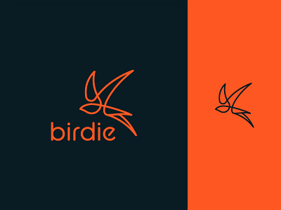 Birdie Logo Design bird bird logo branding clean design illustration lineart lines logo minimal minimalist minimalist logo vector