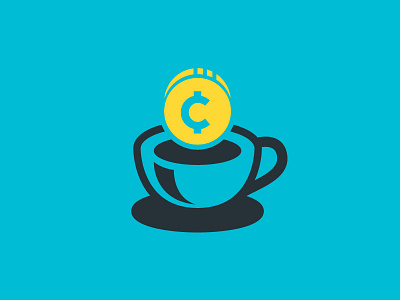 Cryptocoffee branding branding design clean coffe coffee coffee cup coin crypto crypto wallet cryptocurrency logo minimal symbol symbol icon vector