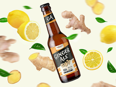 Packaging design of ginger beer