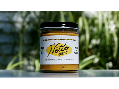 Notso Queso Package Design branding logo packaging typography vector