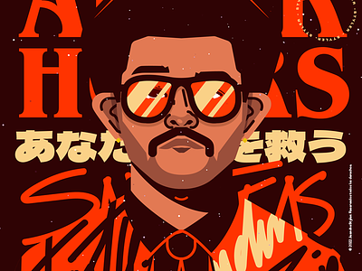 The Weeknd - After Hours art color cool creative design illustration