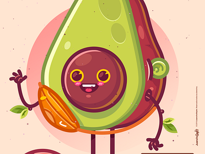 Aguacate Fresh 🥑 abstract aguacate art cartoons color crazy creative design illustration venezuela