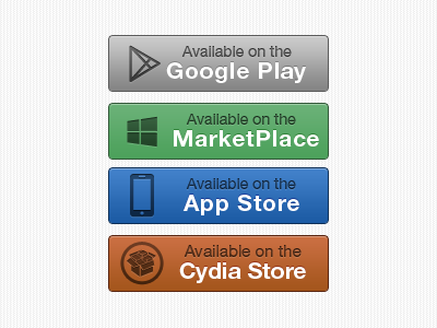 [PSD] Store Button android app app store apple google google play ipad iphone store windows windows phone wp