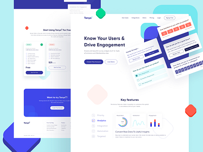 Survey Widget Landing Page