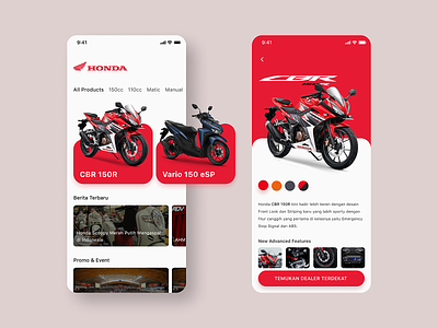 Motorcycle App Concept