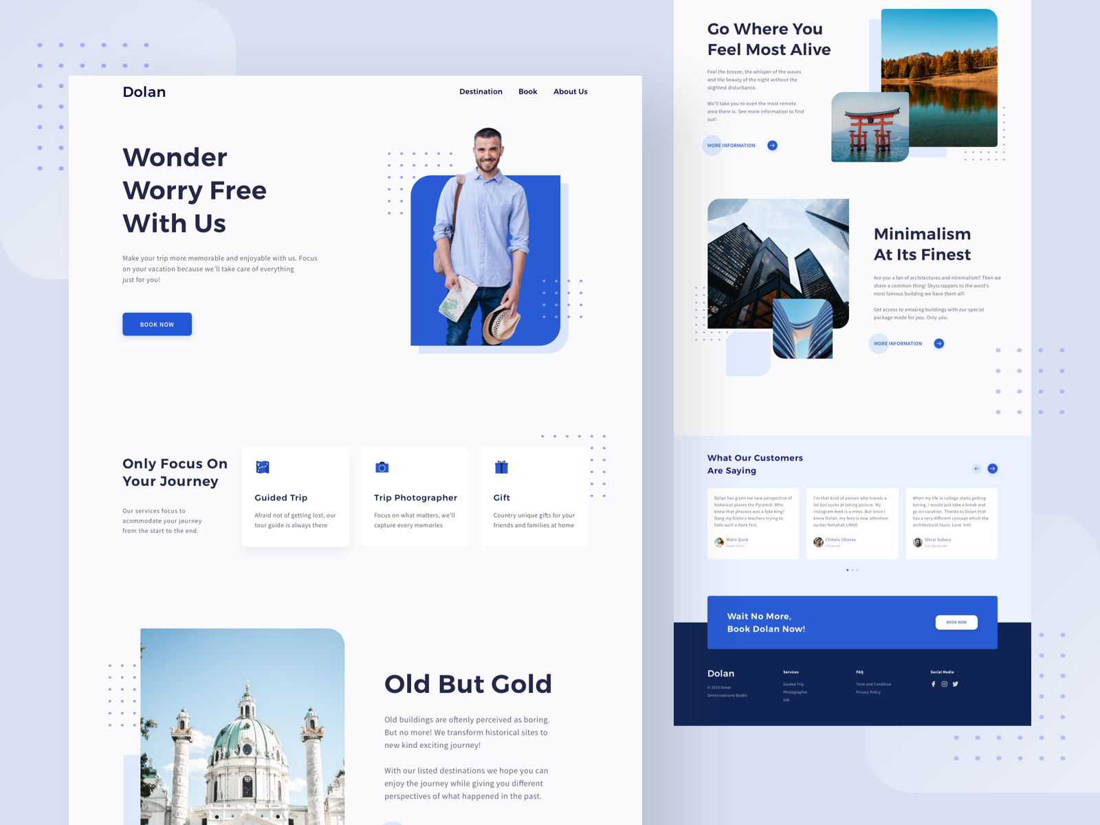 Travel Web by Abdul Aziz for Omnicreativora on Dribbble