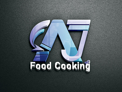 AJ Food Cooking 3d branding design graphic design illustration logo typography ui ux vector