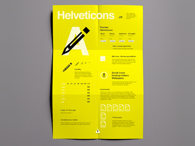 Helveticons.ch preview helveticons helveticons.ch icons poster webpage