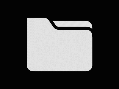 Animated Folder Closed/Open 2d animation icon illustration lottie symbol ui vector
