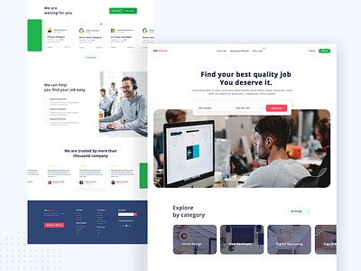 Job Agency Website Design 1