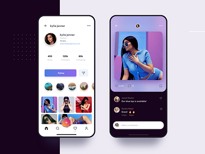 Instagram Design Concept - Kylie Jenner :)