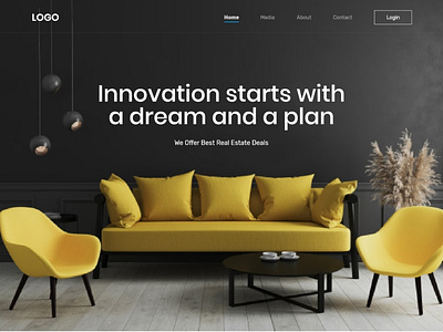 Real Estate Homepage Design