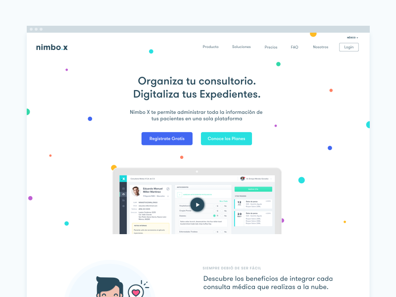 Nimbo X new website ui ux website design webdesign wireframe page landing layout website
