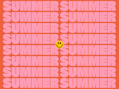 ECS Internship 2019 branding design smiley smiley face summer summer camp