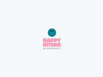 Happy Intern branding icon illustration intern internship logo smiley smiley face vector