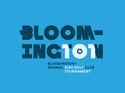 Bloomington 101 Disc Golf Tournament Logo