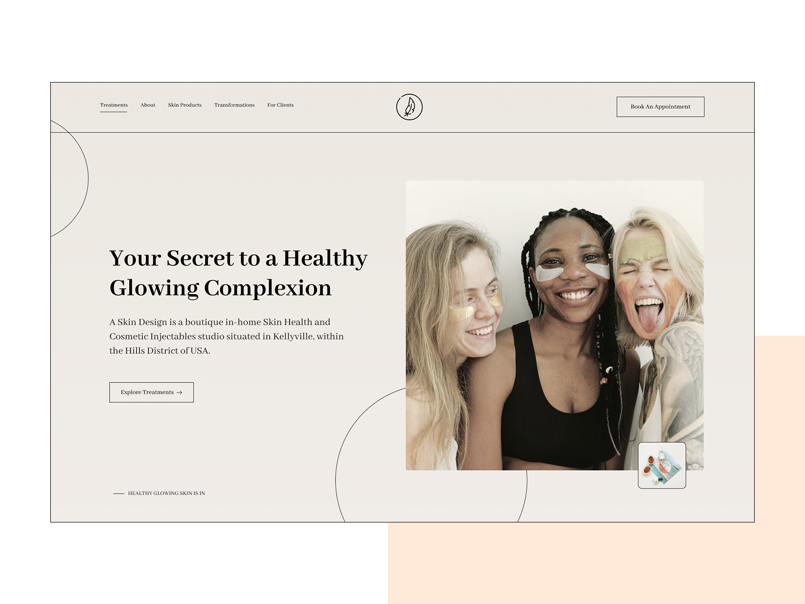 SkinCare Website by Mitesh Suthar on Dribbble