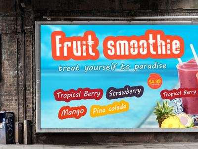 Fruit Smoothie animation app branding design design logo ui ux banner poster illustration illustrator logo mobile typography ui ux vector web website