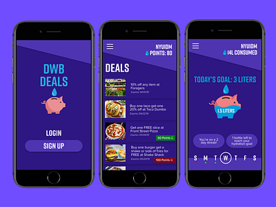 DWB Deals Mobile App adobe xd design health mobile app mobile app design mobile design mobile ui retail ui ui design ux ux design