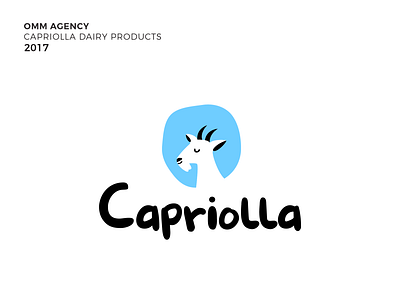 Capriolla logo branding clean design flat identity illustration illustrator lettering logo minimal type typography vector